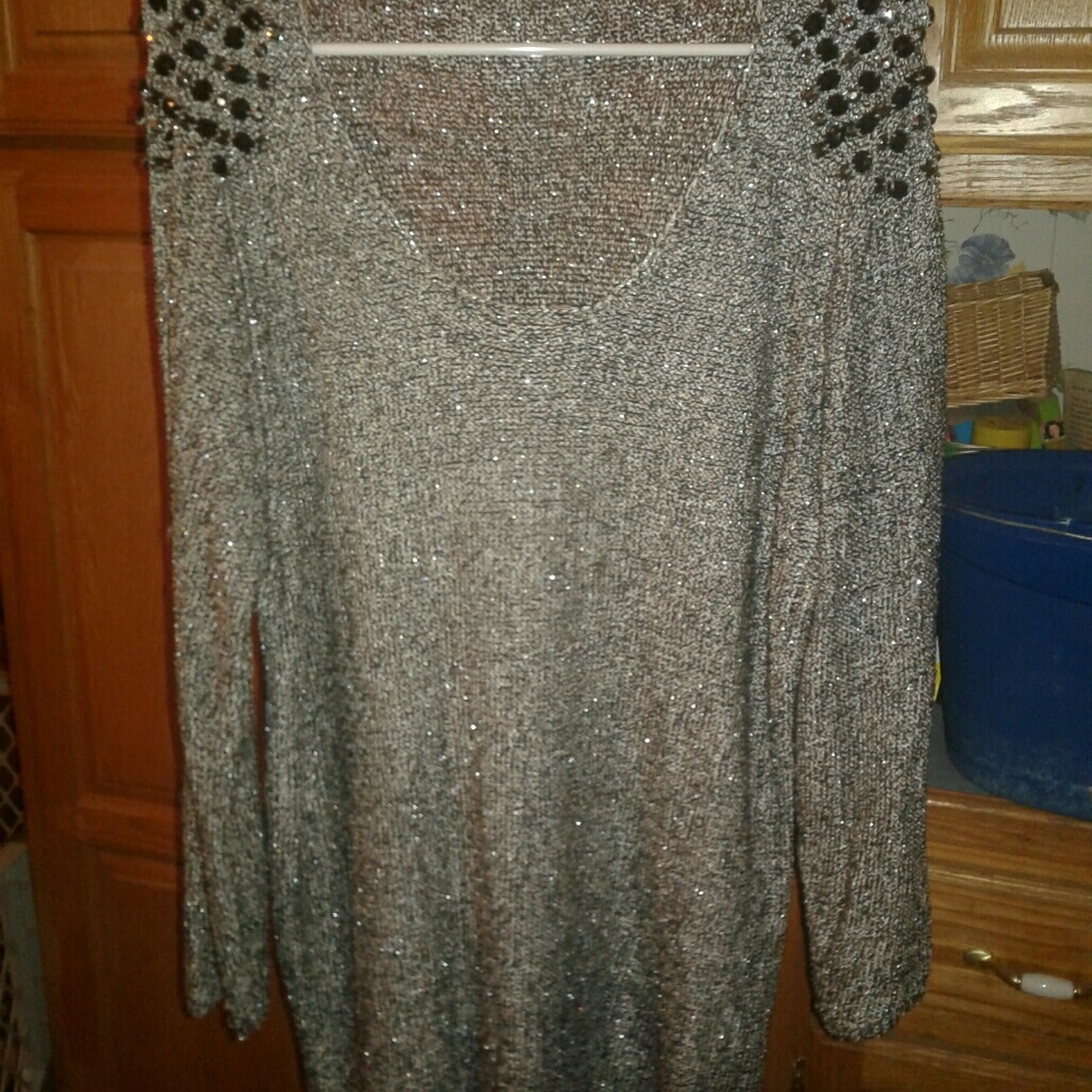 Sparkly, pullover sweater